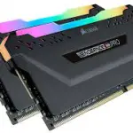 Corsair VENGEANCE RGB RS DDR4 RAM 16GB (2x8GB) 3200MHz CL16 Intel XMP 2.0 AMD Ryzen iCUE Compatible Computer Memory - Black (CMG16GX4M2E3200C16)