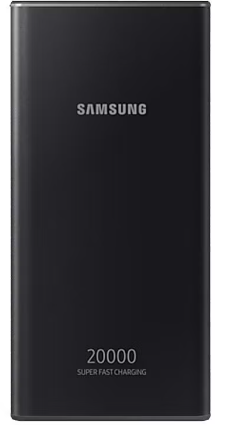 Samsung 20000 mAh Super Fast Charge Power Bank dark grey