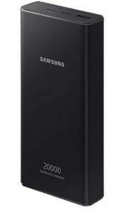 Samsung 20000 mAh Super Fast Charge Power Bank dark grey