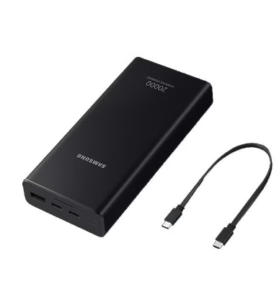Samsung 20000 mAh Super Fast Charge Power Bank dark grey
