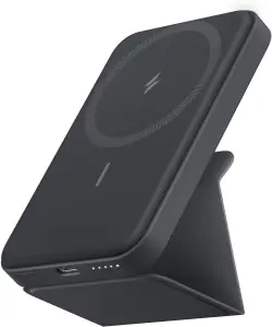 Anker 622 Magnetic Battery (MagGo), 5000mAh Foldable Magnetic Wireless Portable Charger and USB-C iPhone 14 Pro Max/14/13 Series (Interstellar Gray)