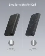 Anker 622 Magnetic Battery (MagGo), 5000mAh Foldable Magnetic Wireless Portable Charger and USB-C iPhone 14 Pro Max/14/13 Series (Interstellar Gray)