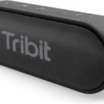 Tribit[Upgraded Version] XSound Go 16W 5.0 Bluetooth Speaker with Loud Sound & Rich Bass, 24H Playtime, IPX7 Waterproof, Wireless Stereo Pairing, Type-C, Portable Speaker for Home/Outdoor/Travel Black