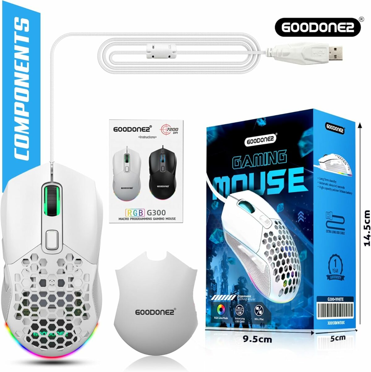 GOODONE2 G300 Wired Gaming Mouse