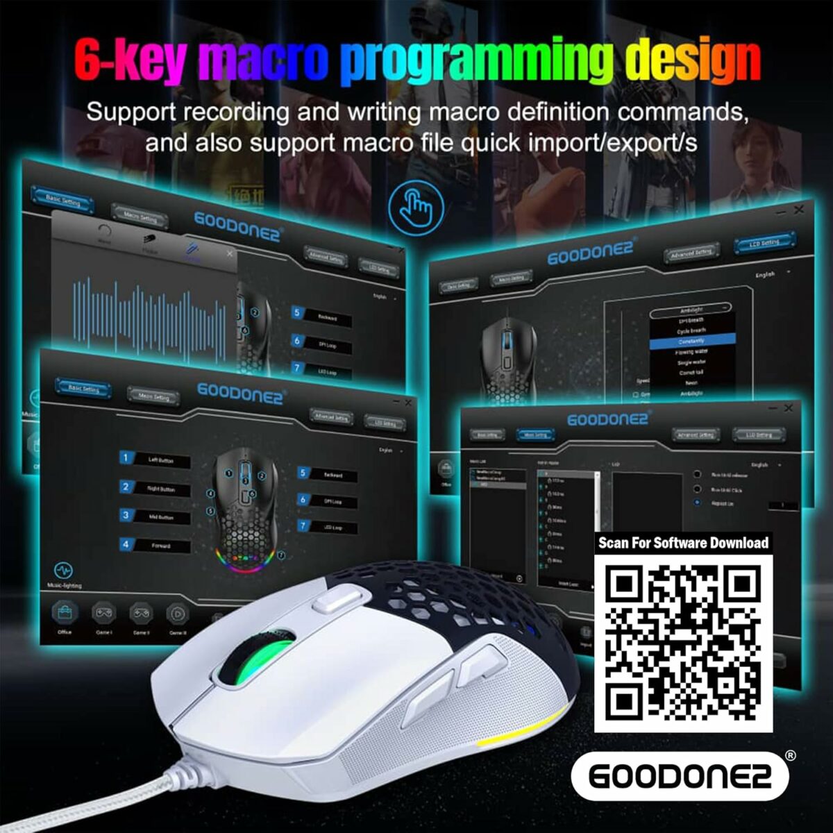 GOODONE2 G300 Wired Gaming Mouse