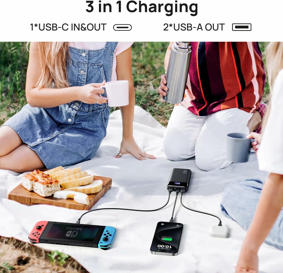 INIU Power Bank, 20000mAh Fast Charging Portable Charger