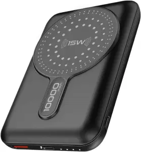 Promate Magnetic Wireless Power Bank, 10000mAh 15W Qi
