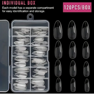 120 قطعة أظافر بشكل بيضاوي كاملة - 12 أحجام - تشطيب غير لامع - مثالية لاستخدام صالونات التجميل 5 120 قطعة أظافر بشكل بيضاوي كاملة - 12 أحجام - تشطيب غير لامع - مثالية لاستخدام صالونات التجميل
