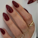 Improve Your Elegant - 30pcs Set Retro Simple Almond-Shaped Solid Color False Nails In Red, Suitable For Daily Wear By Women Press On Nails Nail Supplies
