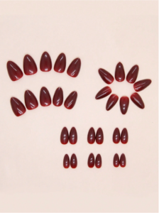 Improve Your Elegant - 30pcs Set Retro Simple Almond-Shaped Solid Color False Nails In Red, Suitable For Daily Wear By Women Press On Nails Nail Supplies 3 2024 10 16 12 01 25 Improve Your Elegant 30pcs Set Retro Simple Almond Shaped Solid Color False Na