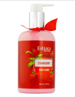 Estiara Passion Strawberry Bath & Body Beauty Skincare 3 Piece Gift Set Red - Strawberry Body Lotion 350ML - Strawberry Shower Gel 350ML - Strawberry Natural French Fragrance Mist 250ML - الصورة 2