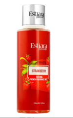 Estiara Passion Strawberry Bath & Body Beauty Skincare 3 Piece Gift Set Red - Strawberry Body Lotion 350ML - Strawberry Shower Gel 350ML - Strawberry Natural French Fragrance Mist 250ML - الصورة 4
