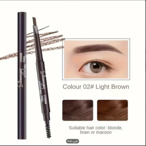 أقلام تحديد الحواجب ذات الطرفين مع نصائح مثلثة، قلم تحديد الحواجب السهل، مقاوم للماء، غير قابل للتلطخ، طويل الأمد، مطابق للون الشعر الطبيعي، أداة مكياج جمالية 2 2024 10 20 13 00 08 Window