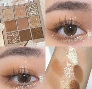 مجموعة ظلال عيون مكونة من 9 ألوان بتأثير مخملي مطفي ولامع بألوان بنية وتارو وشاي الحليب ووردي فاتح وأرجواني، مقاومة للماء وتدوم طويلاً 5 مجموعة ظلال عيون مكونة من 9 ألوان بتأثير مخملي مطفي ولامع بألوان بنية وتارو وشاي الحليب ووردي فاتح وأرجواني، مقاومة للماء وتدوم طويلاً