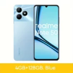 هاتف Realme Note 50 4G - رفيع للغاية، شاشة 90 هرتز، كاميرا 13 ميجابكسل بتقنية AI، تخزين 128 جيجابايت، بطارية 4890 مللي أمبير، مستشعر بصمات الأصابع، شحن USB-C، دعم لاسلكي [للجوال فقط]