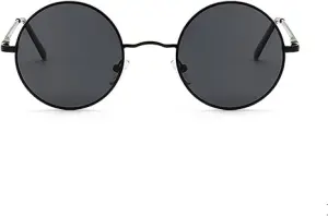 نظارة شمسية مستقطبة للرجال والنساء من جوكسيجو بحماية من الاشعة فوق البنفسجية 400 - اطار معدني كلاسيكي دائري ريترو 2 نظارة شمسية مستقطبة للرجال والنساء من جوكسيجو بحماية من الاشعة فوق البنفسجية 400 - اطار معدني كلاسيكي دائري ريترو
