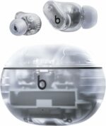 Beats Studio Buds + | True Wireless Noise Cancelling Earbuds, Enhanced Apple & Android Compatibility, Built-in Microphone, Sweat-Resistant Bluetooth Headphones, Spatial Audio – Transparent