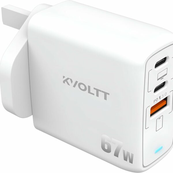 65w charger type C- 67W Gan charger Adapter, 3 ports USB