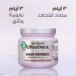 جارنيير قناع علاج الشعر المرطب بمياه الارز للشعر الجاف من الترا دوكس، 340 مل