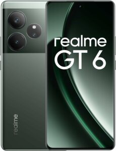 realme GT 6 5G Dual SIM 12GB + 256GB (Razor Green) - International Version