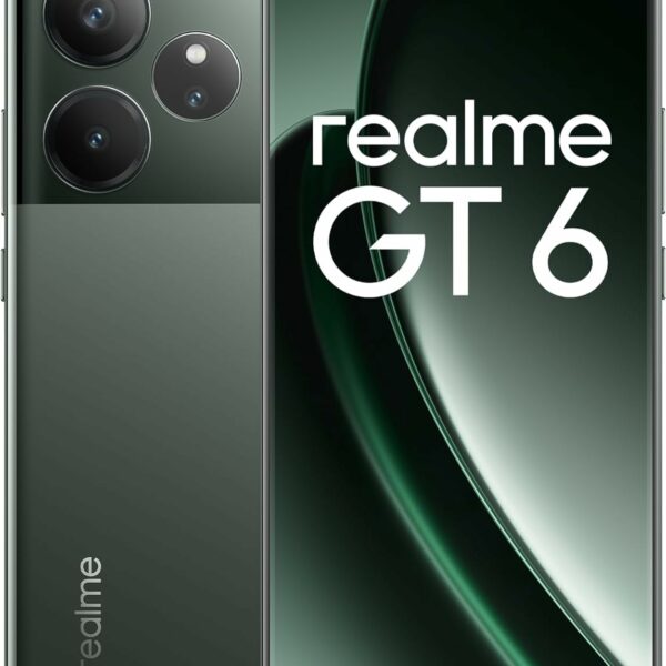 realme GT 6 5G Dual SIM 12GB + 256GB (Razor Green) - International Version