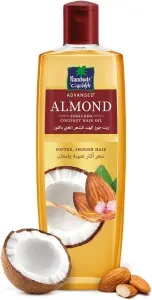 زيت اللوز من باراشوت ادفانسد يعزز اللمعان والنعومة، مزيج من زيت جوز الهند، 200 مل، بني 1 زيت اللوز من باراشوت ادفانسد يعزز اللمعان والنعومة، مزيج من زيت جوز الهند، 200 مل، بني