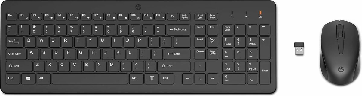 HP 330 Wireless Black Keyboard and Mouse