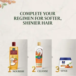 زيت اللوز من باراشوت ادفانسد يعزز اللمعان والنعومة، مزيج من زيت جوز الهند، 200 مل، بني 5 زيت اللوز من باراشوت ادفانسد يعزز اللمعان والنعومة، مزيج من زيت جوز الهند، 200 مل، بني