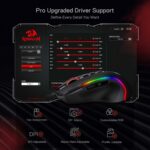 Redragon, Predator Wired Gaming Mouse, Black, M612-Rgb