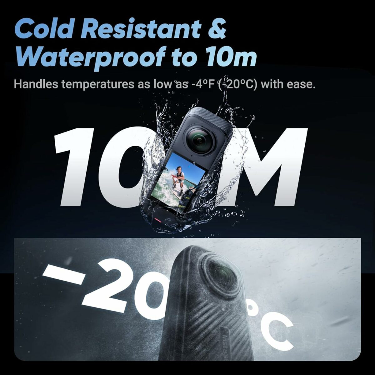 insta360 X4-8K Waterproof 360 Action Camera, 4Kinsta360 X4-8K Waterproof 360 Action Camera, 4K