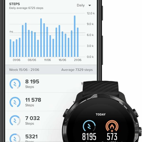 SUUNTO 7 GPS Sports Smart Watch, Black