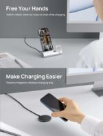 JSAUX Magnetic Wireless Charger Compatible with Mag-Safe Charger