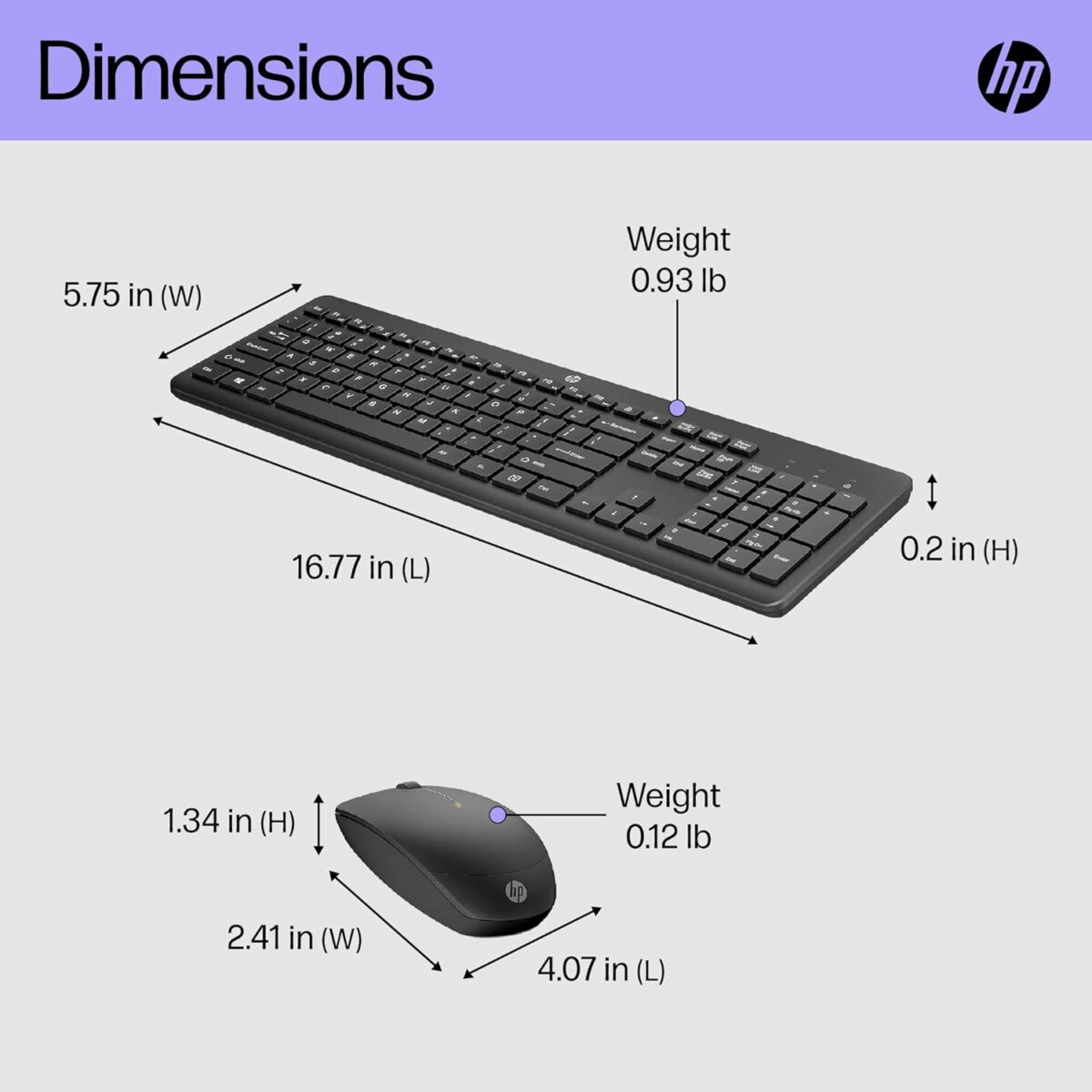 HP 330 Wireless Black Keyboard and Mouse