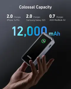 Anker Prime Power Bank, 12,000mAh