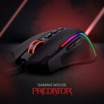 Redragon, Predator Wired Gaming Mouse, Black, M612-Rgb