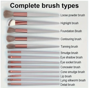 13 قطعة فرشاة مكياج ناعمة، لدمج الأساس، تطبيق ظل العيون، أدوات تجميل 5 13 قطعة فرشاة مكياج ناعمة، لدمج الأساس، تطبيق ظل العيون، أدوات تجميل كابوكي للدمج