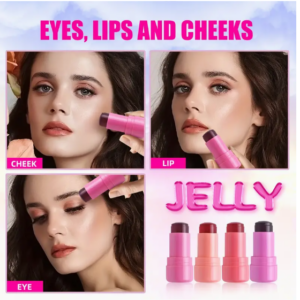 عصا أحمر الخدود الجيلي المقاوم للماء - استخدام مزدوج للشفاه والخدود، خافي عيوب خفيف، يضيء جميع درجات البشرة، 5 جرام 7 عصا أحمر الخدود الجيلي المقاوم للماء - استخدام مزدوج للشفاه والخدود، خافي عيوب خفيف، يضيء جميع درجات البشرة، 5 جرام