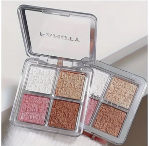 لوحة هايلايتر وكونتور بـ4 ألوان - مقاومة للماء، بريق طويل الأمد لجميع درجات البشرة، تفتيح وتحديد الملامح 2 لوحة هايلايتر وكونتور بـ4 ألوان - مقاومة للماء، بريق طويل الأمد لجميع درجات البشرة، تفتيح وتحديد الملامح