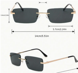 نظارات رجالية بأسلوب الفينتاج للحماية من الشمس - إطار من الفولاذ المقاوم للصدأ، عدسات PC، مثالية للتنزه والارتداء اليومي العادي 2 نظارات رجالية بأسلوب الفينتاج للحماية من الشمس - إطار من الفولاذ المقاوم للصدأ، عدسات PC، مثالية للتنزه والارتداء اليومي العادي