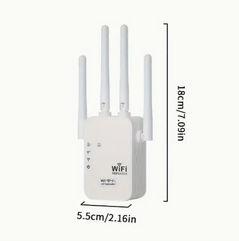 موسع WIFI، معزز الإشارة، 1200Mbps 2.4＆5GHz ثنائي النطاق