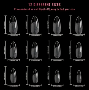 120 قطعة أظافر بشكل بيضاوي كاملة - 12 أحجام - تشطيب غير لامع - مثالية لاستخدام صالونات التجميل 1 120 قطعة أظافر بشكل بيضاوي كاملة - 12 أحجام - تشطيب غير لامع - مثالية لاستخدام صالونات التجميل