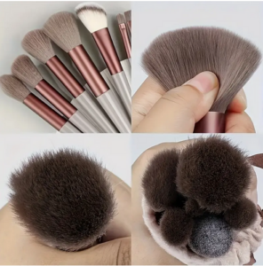 13 قطعة فرشاة مكياج ناعمة، لدمج الأساس، تطبيق ظل العيون، أدوات تجميل 1 13 قطعة فرشاة مكياج ناعمة، لدمج الأساس، تطبيق ظل العيون، أدوات تجميل كابوكي للدمج