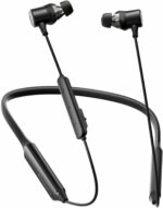 SoundPEATS Force Pro Dual Dynamic Drivers Bluetooth 5.2 Headphones, Waterproof Neckband Wireless Sports Earbuds with Crossover, APTX HD Audio Built in Mic 22 Hours Playtime