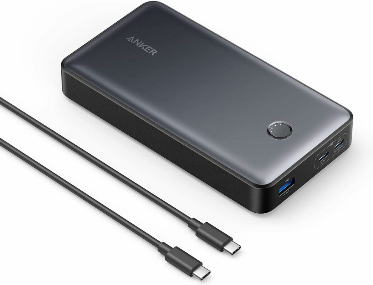 Anker Power Bank, 24,000mAh 65W Portable Charger, 537 Power Bank (PowerCore 24K for Laptop), for Dell XPS, Microsoft Surface, iPad Pro, iPhone 16/15 Series, Macbook, Apple Watch Series 5, and More