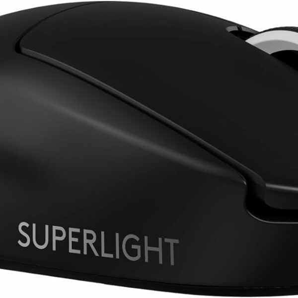 Logitech G PRO X SUPERLIGHT 2 LIGHTSPEED Wireless Gaming Mouse, Lightweight, LIGHTFORCE Hybrid Switches, HERO 2 Sensor, 32,000 DPI, 5 Programmable Buttons, USB-C Charging, PC & Mac - Black