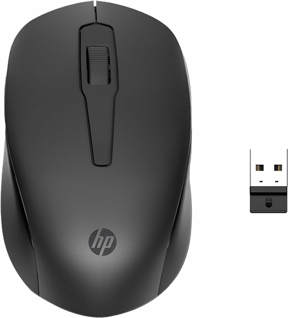 HP 150 – Wireless Mouse (3 Buttons, Ergonomic, USB-A, 2.4 GHz), Black