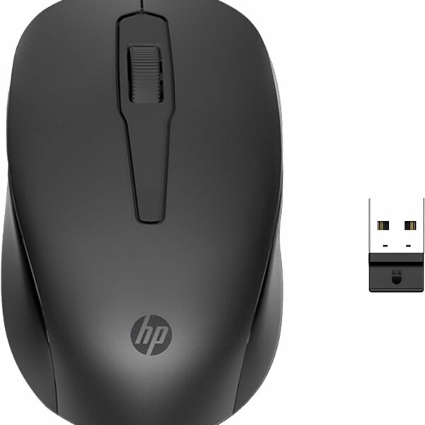 HP 150 – Wireless Mouse (3 Buttons, Ergonomic, USB-A, 2.4 GHz), Black