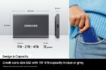 Samsung T7 Portable SSD - 1 TB - USB 3.2 Gen.2 External SSD Indigo Blue (MU-PC1T0H/WW)