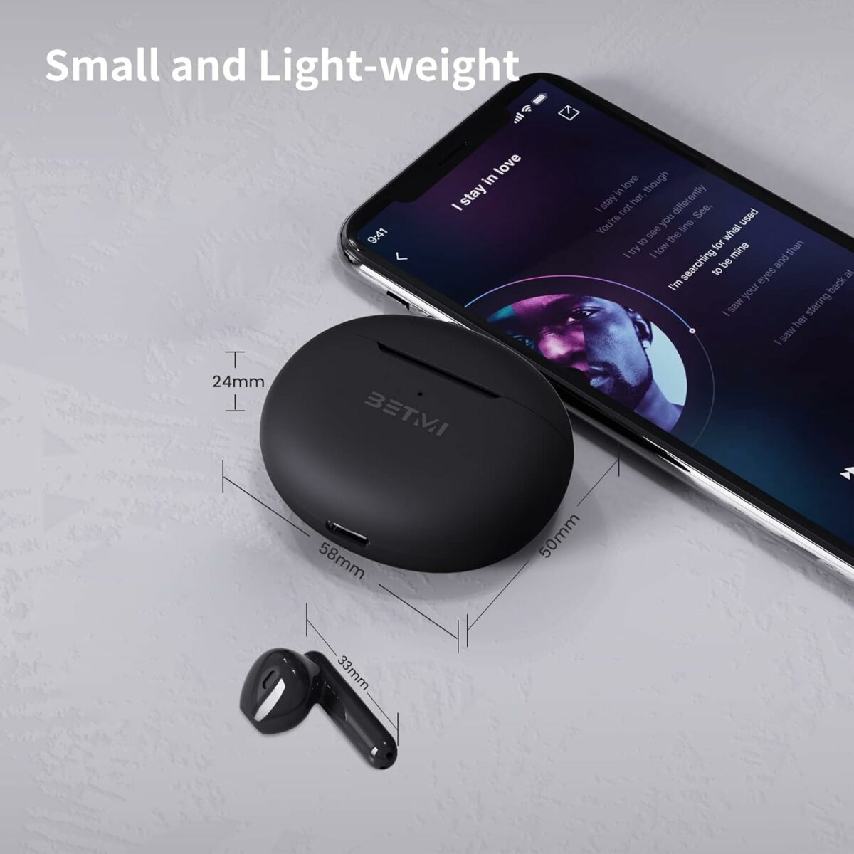 BETMI - True Wireless Earbuds - in-Ear Bluetooth5.3