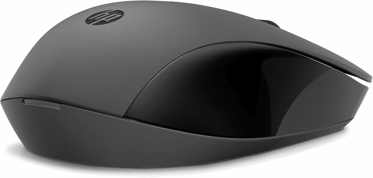 HP 150 – Wireless Mouse (3 Buttons, Ergonomic, USB-A, 2.4 GHz), Black